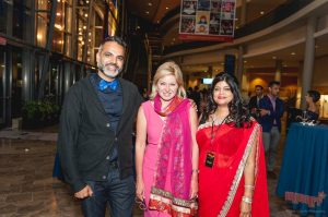 MISAFF co-Director's Arshad Khan and Anya Mckenzie with Mayor Bonnie Crombie
