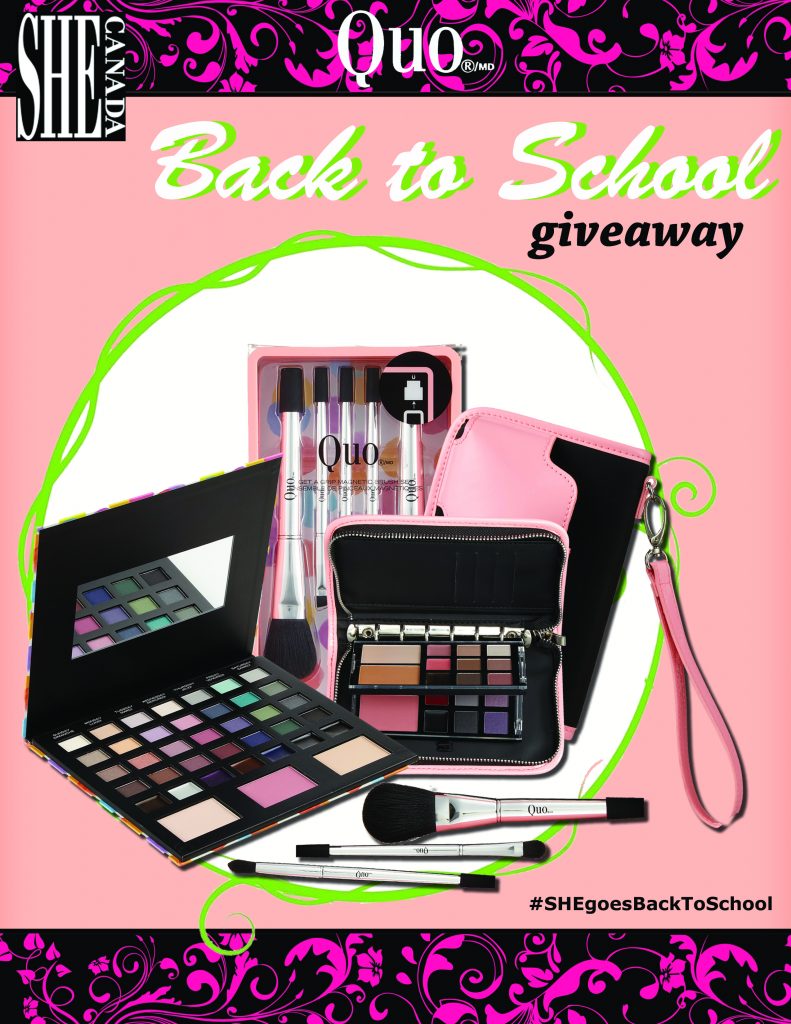 SHE Goes Back to School giveaway