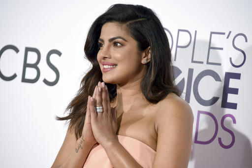 Priyanka Chopra arrives at the People's Choice Awards at the Microsoft Theater on Wednesday, Jan. 18, 2017, in Los Angeles. (Photo by Jordan Strauss/Invision/AP)